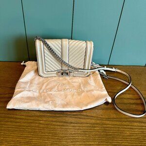 Small Beige Crossbody Bag (Rebecca Minkoff)